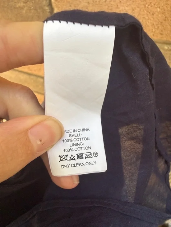 kate spade Navy & White Floral Sleeveless Fit-and-Flare Dress Size 6 - Picture 5 of 7